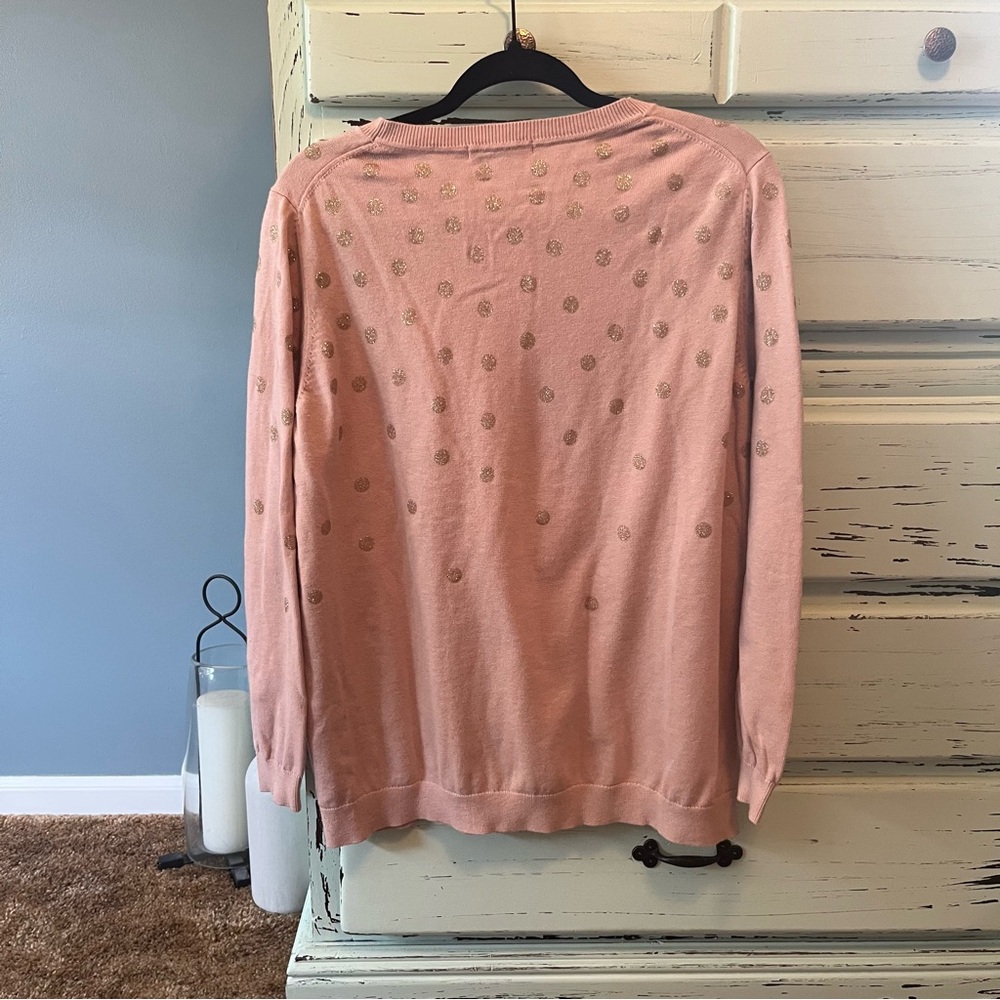 Boden Pink Crew Neck Sweater Lightweight Knit. Women’s XL. - Picture 4 of 5